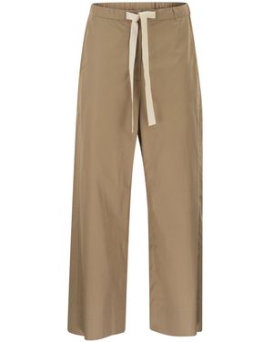 Max Mara Trousers Coulisse - Natural