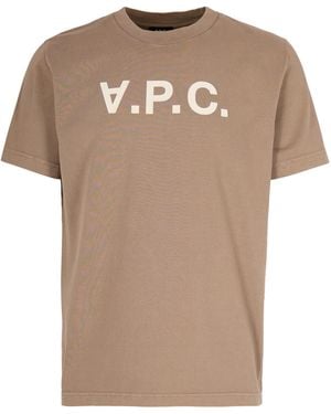 A.P.C. Crew Neck T-Shirt - Natural