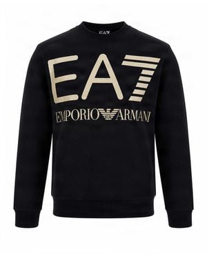 EA7 Felpa Logo Series - Blue