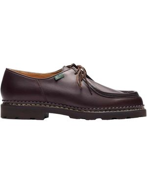 Paraboot Michael Marche Ii Lisse Café Lace-Up Shoes - Brown