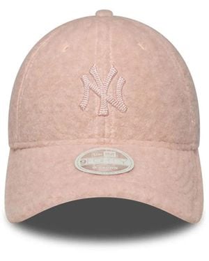 KTZ Cappellino 9Forty Ny Yankees Winter Borg Pastel - Pink