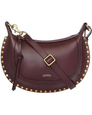 Isabel Marant Borsa Oskan Moon Burgundy - Viola