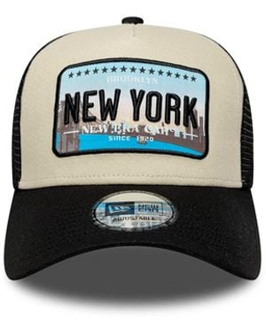 KTZ Cappellino 9Forty Licence Plate A-Frame Trucker - Multicolour