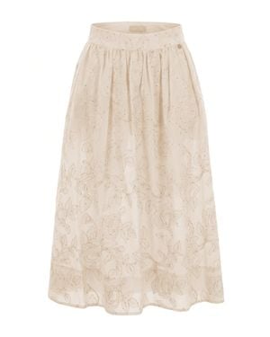 Liu Jo Gonna Con Ricami Natural Flower
