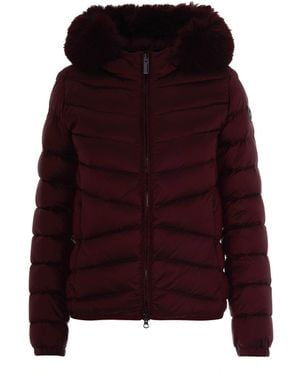 Colmar Piumino Con Cappuccio Bordeaux - Purple