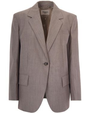 Weekend by Maxmara Blazer Oversize Cappuccino - Brown