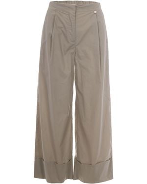 Liu Jo Flare Trousers - Grey