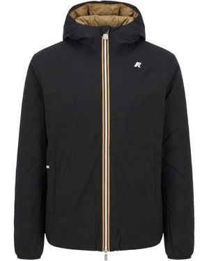 K-Way Giubbino Jack St Warm Double Khaki - Nero