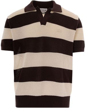 Lacoste Polo Golf Riga Marrone - Black