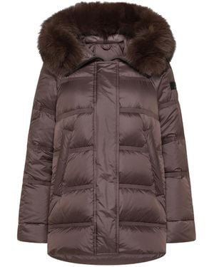 Peuterey Piumino Takan Mqn 04 Fur Chicory Coffee - Brown