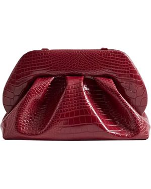 THEMOIRÈ Borsa Tia Croco Prune - Red