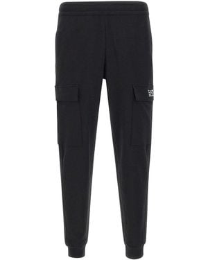 EA7 Pantalone Cargo Core Identity Balck - Blue