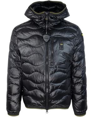 Blauer Giubbino Leggero Wave Nero - Black