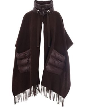Herno Poncho Resort Fondente - Multicolour