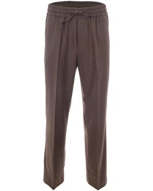 Drole de Monsieur Pantalone Flannel Light - Brown