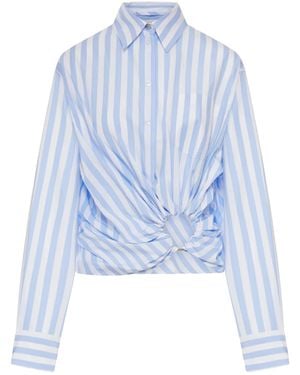 Sportmax Light Striped Shirt - Blue