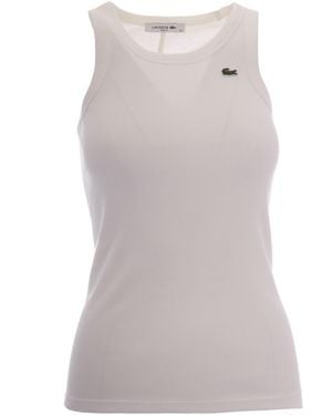 Lacoste Canotta Slim Fleur - Grey