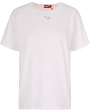 DIESEL Stylish Mini Cotton Tee For - White