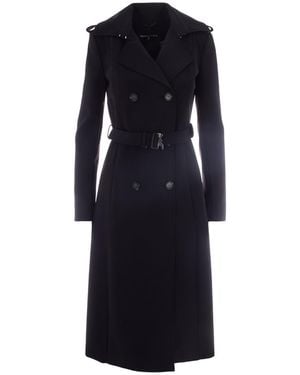 Patrizia Pepe Elegant Mini Coat For - Blue