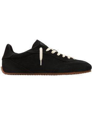 Axel Arigato Sleek Low-Profile Suede Sneakers - Black