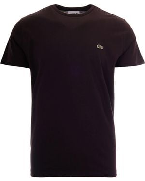 Lacoste T-Shirt Pima Dark - Black