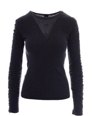 Pinko Maglia Muscari Grigio Corvo - Blue