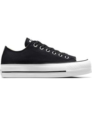 Converse Trainer Chuck Taylor All Star Platform Canvas Nero/Bianco - Multicolour