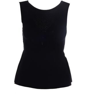 Liu Jo Top With Back Bow - Black