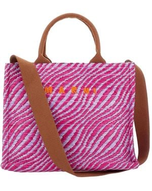 Marni Borsa Tote Piccola - Purple
