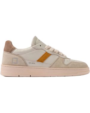 Date Trainers Court 2.0 Vintage Calf Ivory - Natural