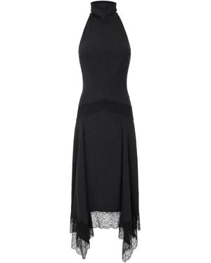 ANDAMANE Abito Halter Pizzo - Black