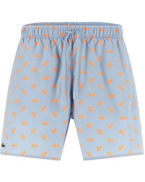 Lacoste Costume Coccodrillo Blu Chiaro - Blue
