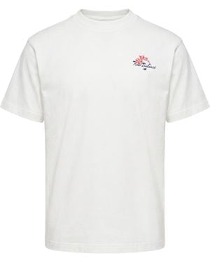 New Balance T-Shirt Grab A Bite Tokyo - White