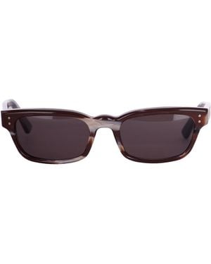Marni Rectangular Frame Sunglasses - Purple