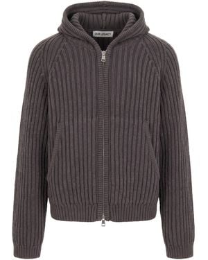 Our Legacy Felpa Level Sage Stripe - Gray
