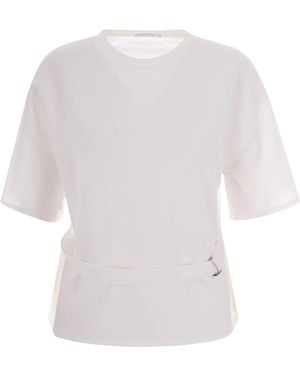 Patrizia Pepe Chic Classic T-Shirt - White