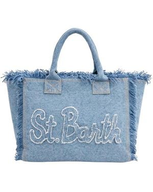 MC2 Saint Barth Denim Vanity Large Tote - Blue