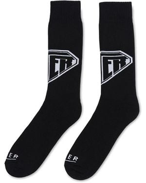 Iuter Socks With Logo - Black