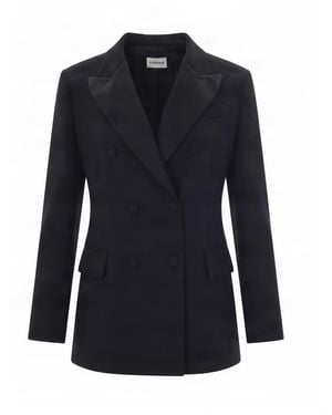 P.A.R.O.S.H. Blazer Doppiopetto Nero - Blue