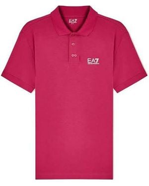 EA7 Polo Shirt Core Identity - Pink