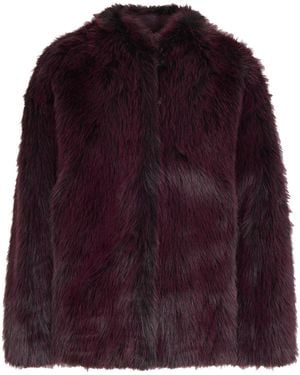 Patrizia Pepe Giubbino Morbido Fluffy - Viola