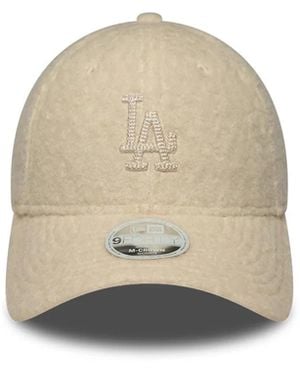 KTZ Cappellino 9Forty La Dogers Winter Borg Cream - Natural