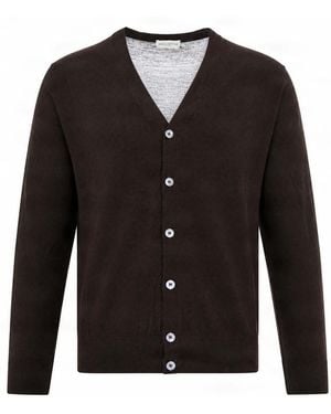Ballantyne Cardigan V - Black