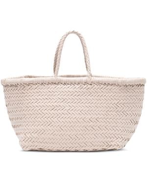 Dragon Diffusion Borsa A Mano Triple Jump Small - White