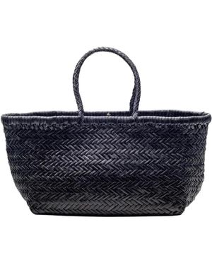 Dragon Diffusion Borsa A Mano Triple Jump Small - Blu