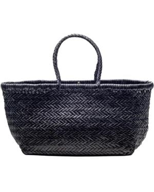 Dragon Diffusion Borsa A Mano Triple Jump Small - Blue