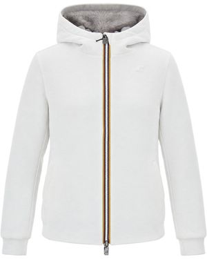 K-Way Giubbino Deva Light Spacer Fur Double - White
