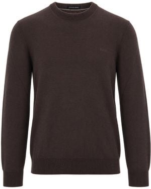 BOSS Maglia Leno Dark - Brown