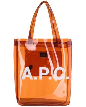 A.P.C. Tote Bag Lou - Orange