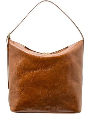 A.P.C. Borsa A Spalla Sac Vera Coffee - Brown